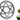 Absolute Black SRAM Oval Boost Chainring 3mm Offset